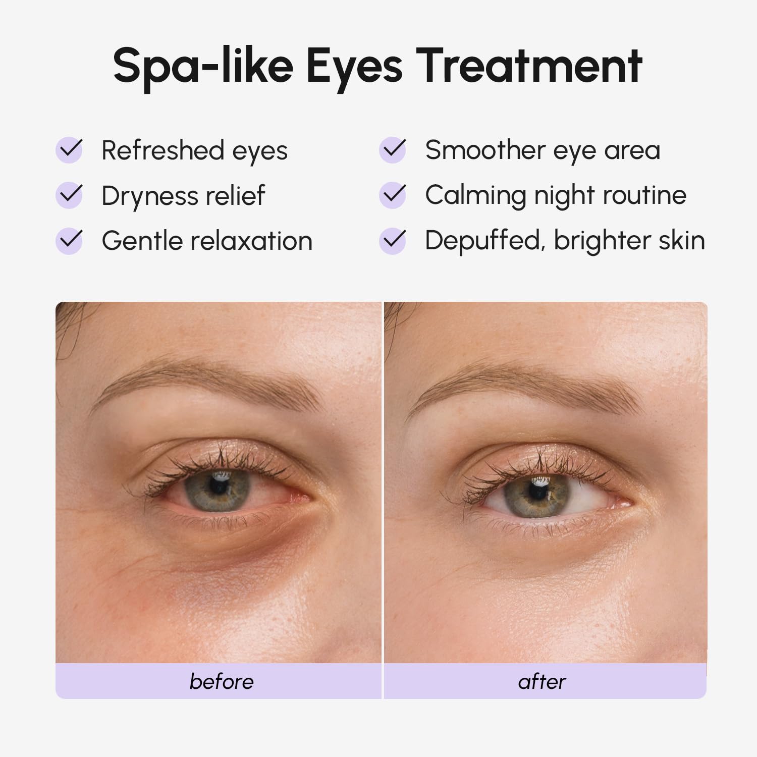 MAREE masque yeux chaud lavande – relaxation à domicile pour un regard apaisé et hydraté.