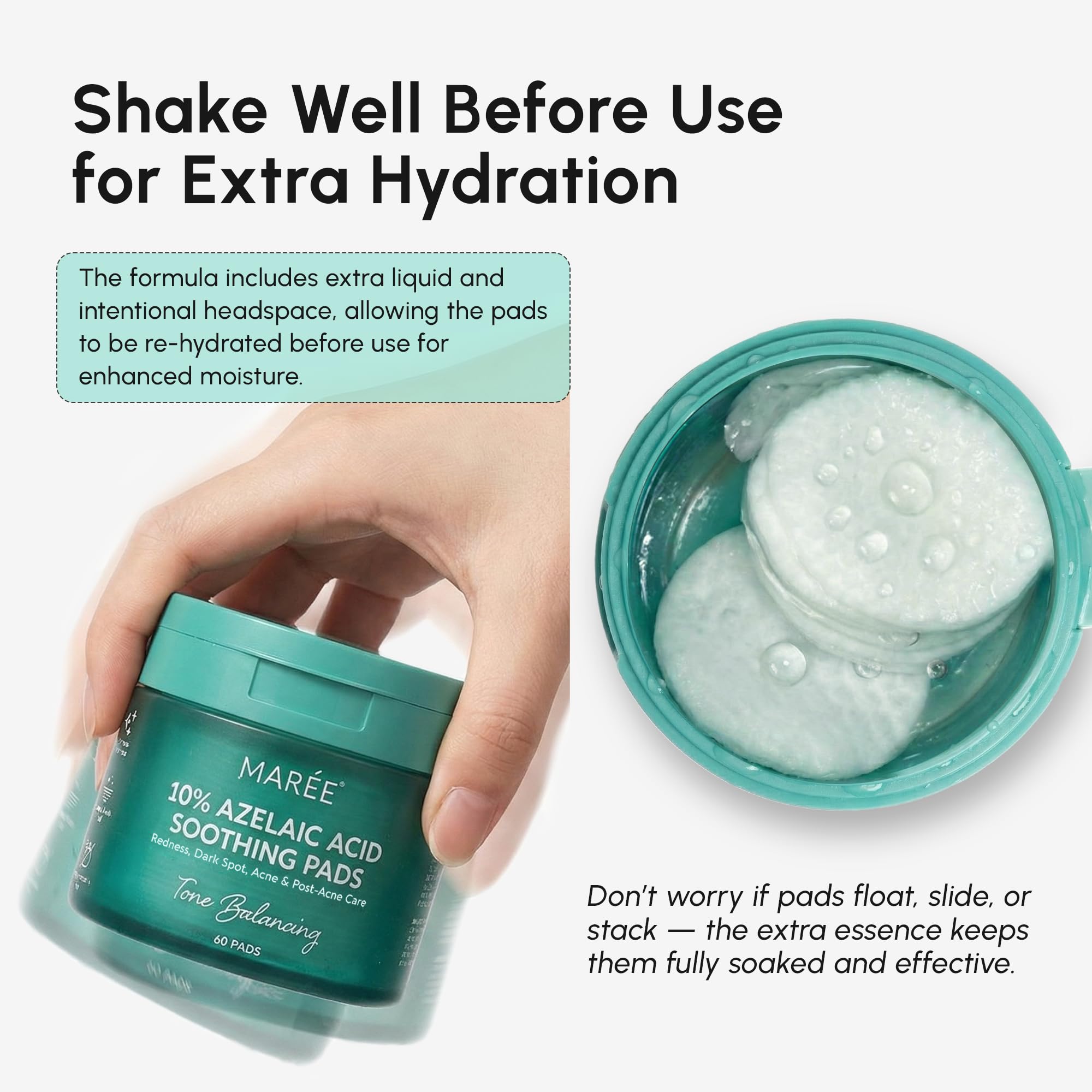 Tampon MAREE exfoliation lente – routine douce sans irritations.