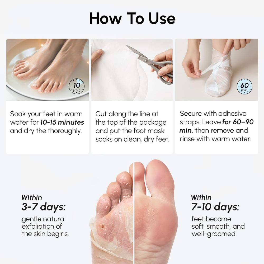 MAREE masque pieds pour hommes et femmes, cadeau parfait spa.