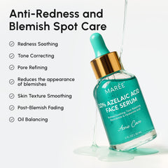 MAREE Sérum azélaïque 10% — application facile avec absorption rapide.