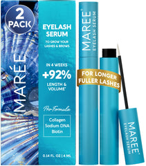 MAREE Sérum cils et sourcils – flacon pour hydratation et croissance potentielle