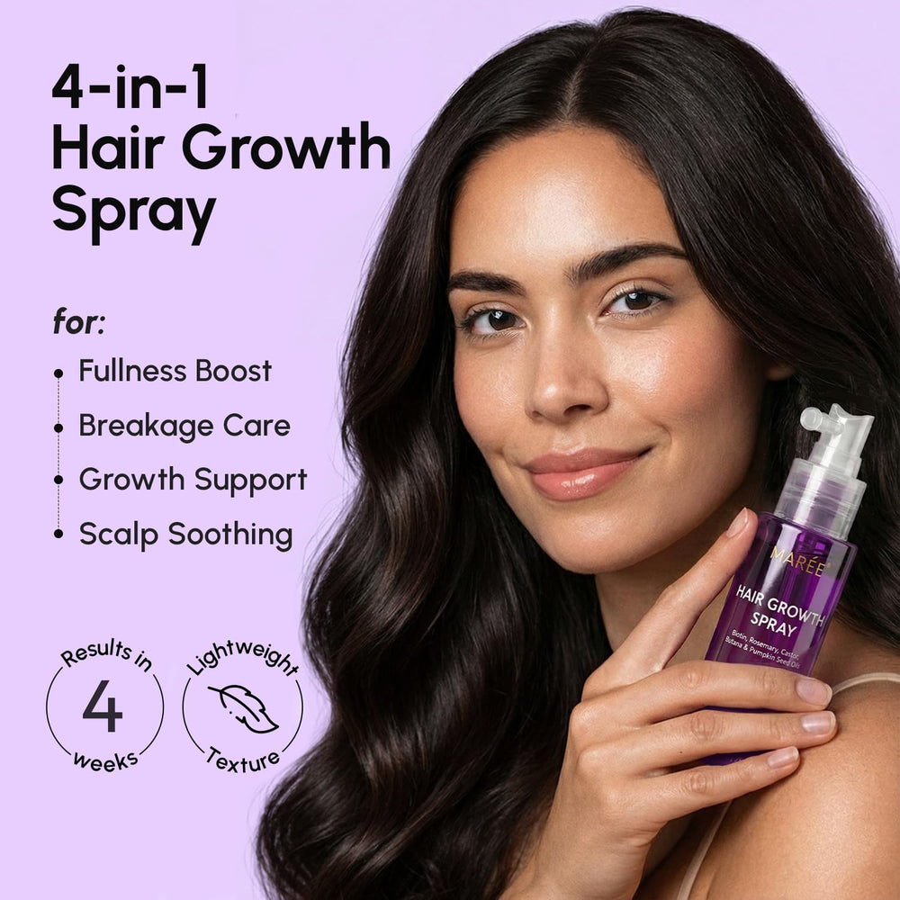 MAREE – spray romarin, cuir chevelu frais, aide à la sensation de cheveux plus équilibrés.