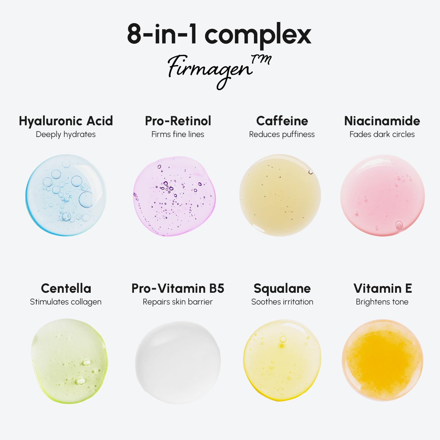 Sa texture crème fraiche offre hydratation et douceur sous les yeux.