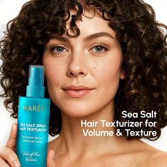 MAREE Texture Spray brume-cheveux: texture naturelle et légère pour des ondulations.