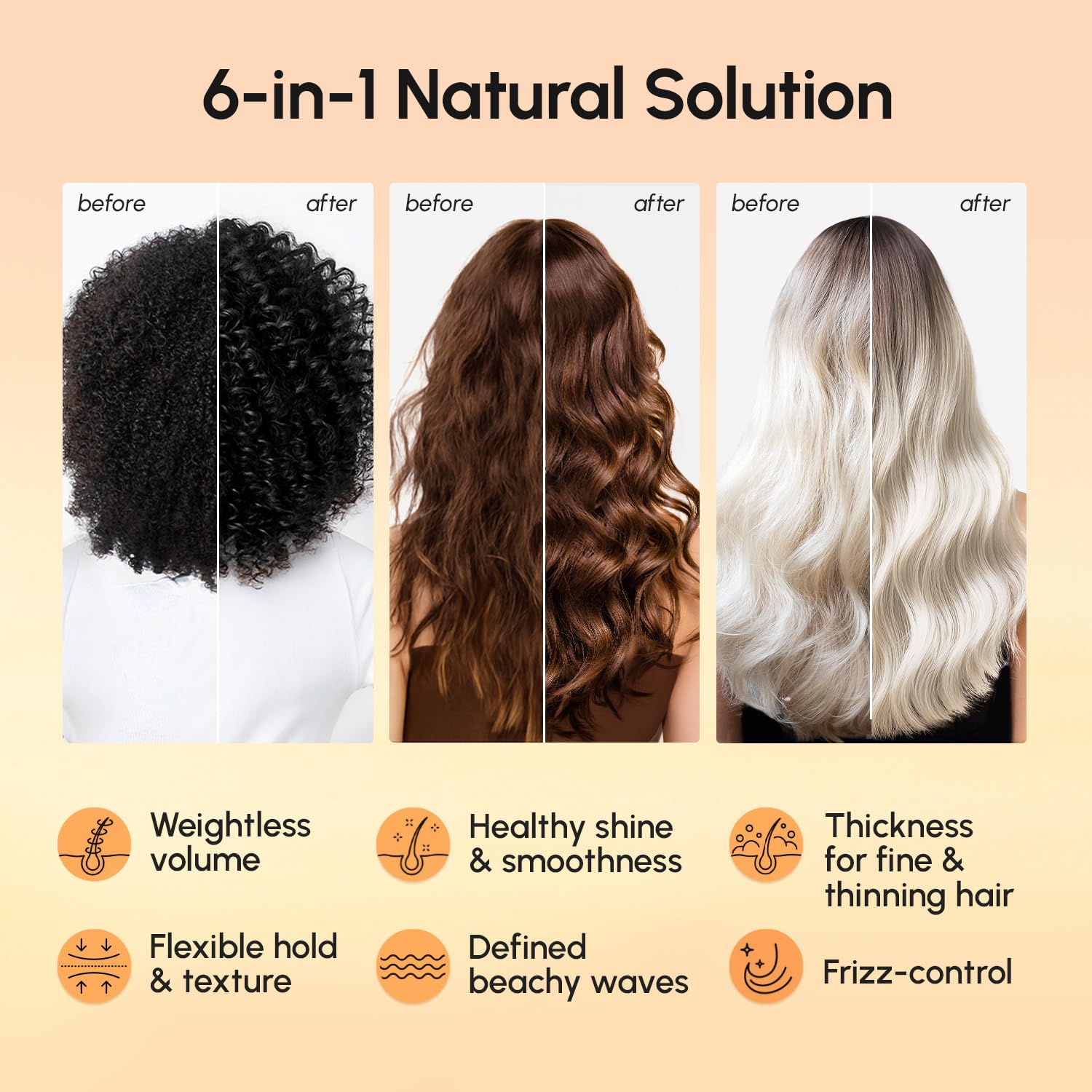 MAREE Texture Spray protéines végétales: soutient l’élasticité des cheveux.
