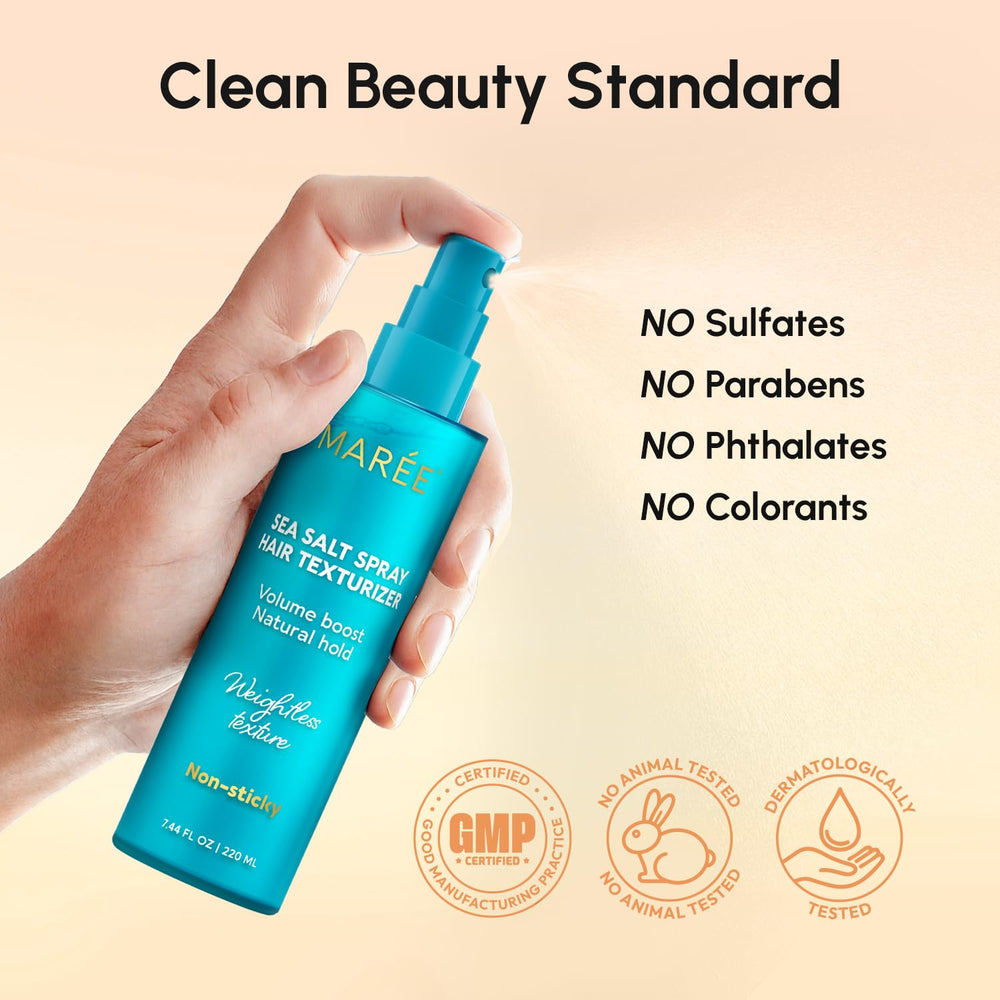 MAREE Texture Spray volume séparation naturelle: séparation naturelle sans accumulation.
