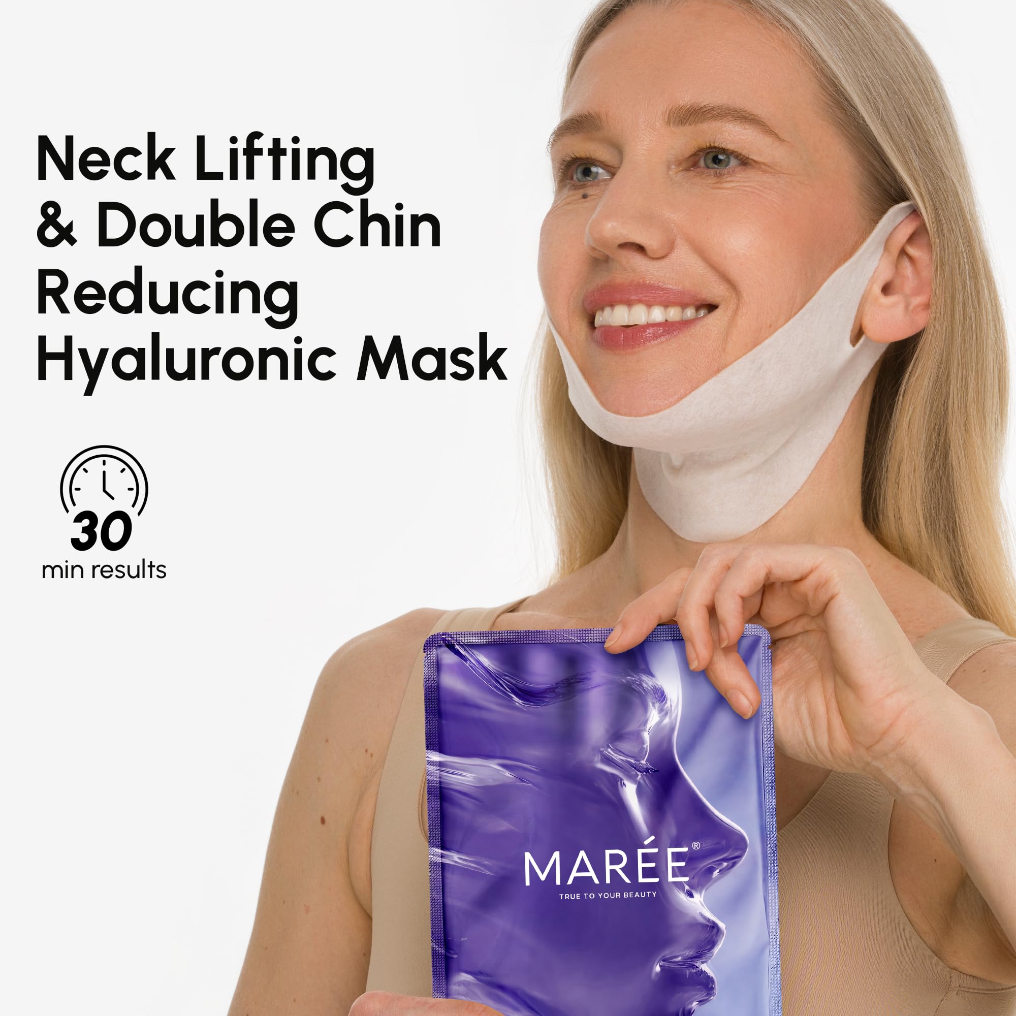 MAREE V Line lifting mask application faciale — applicateur facile et confort.