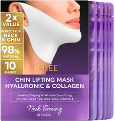 MAREE V Line lifting mask emballage — présentation du produit et contour net potentiel.