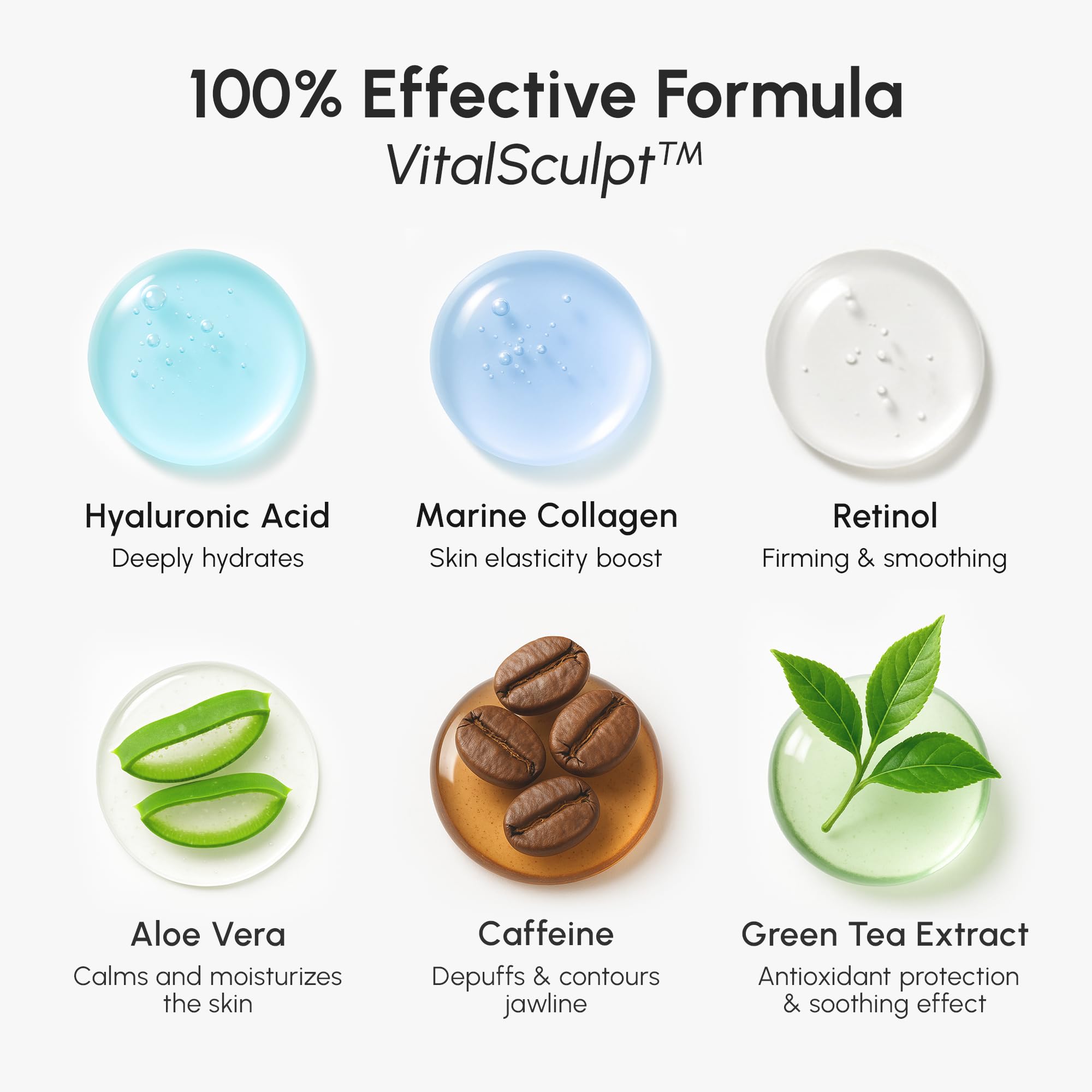 MAREE V Line lifting mask texture douce — bande élastique confortable.