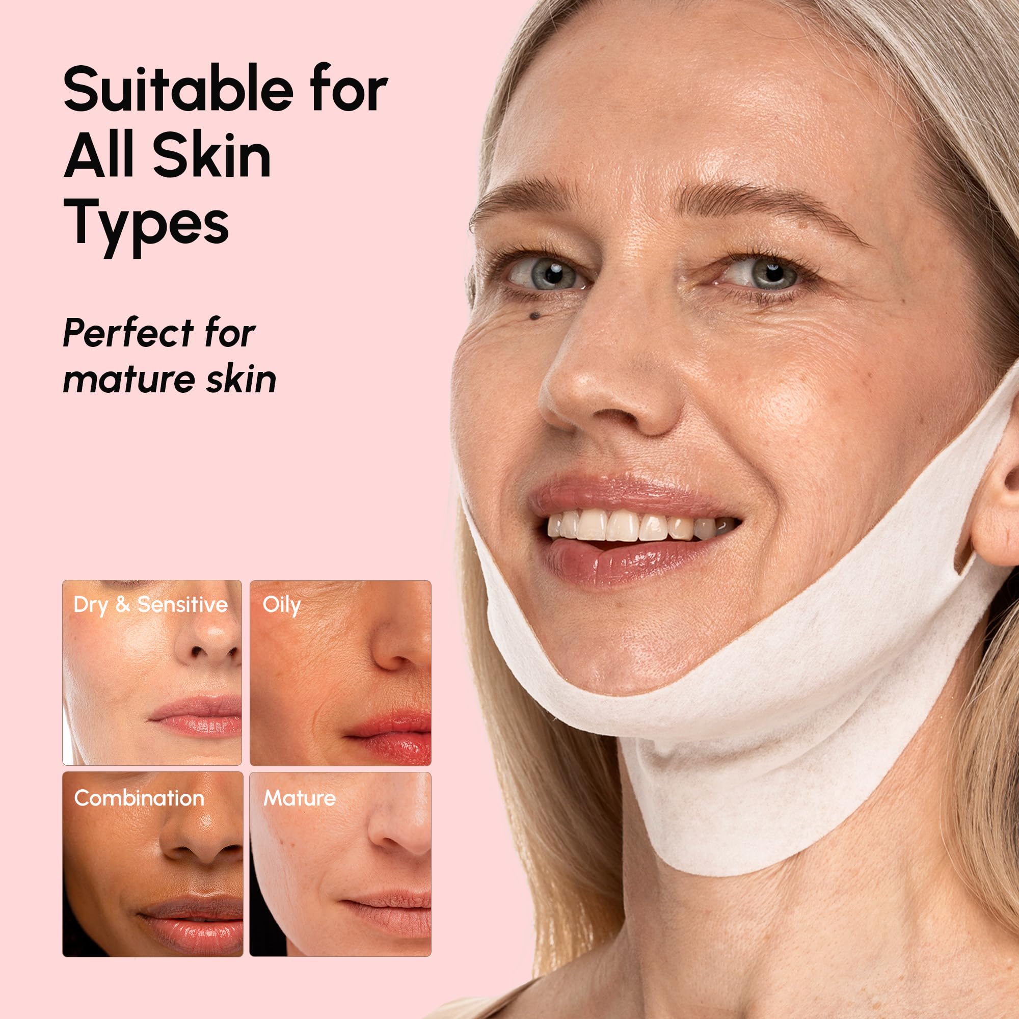 MAREE V Line Masque Soin Quotidien Maison hydrate et raffermit.