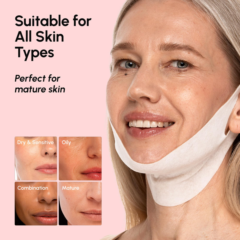 MAREE V Line Masque Soin Quotidien Maison hydrate et raffermit.