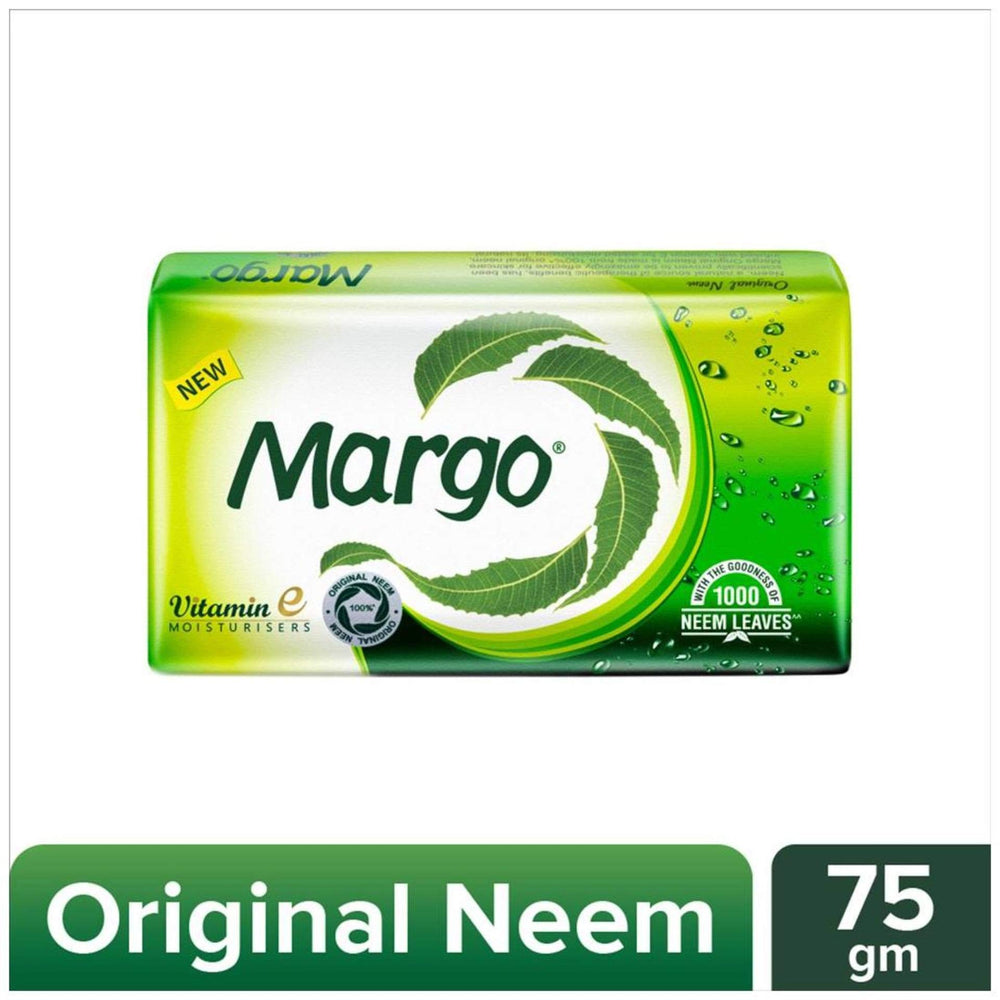 Aperçu de la texture du savon Margo Neem pour nourrir la peau.