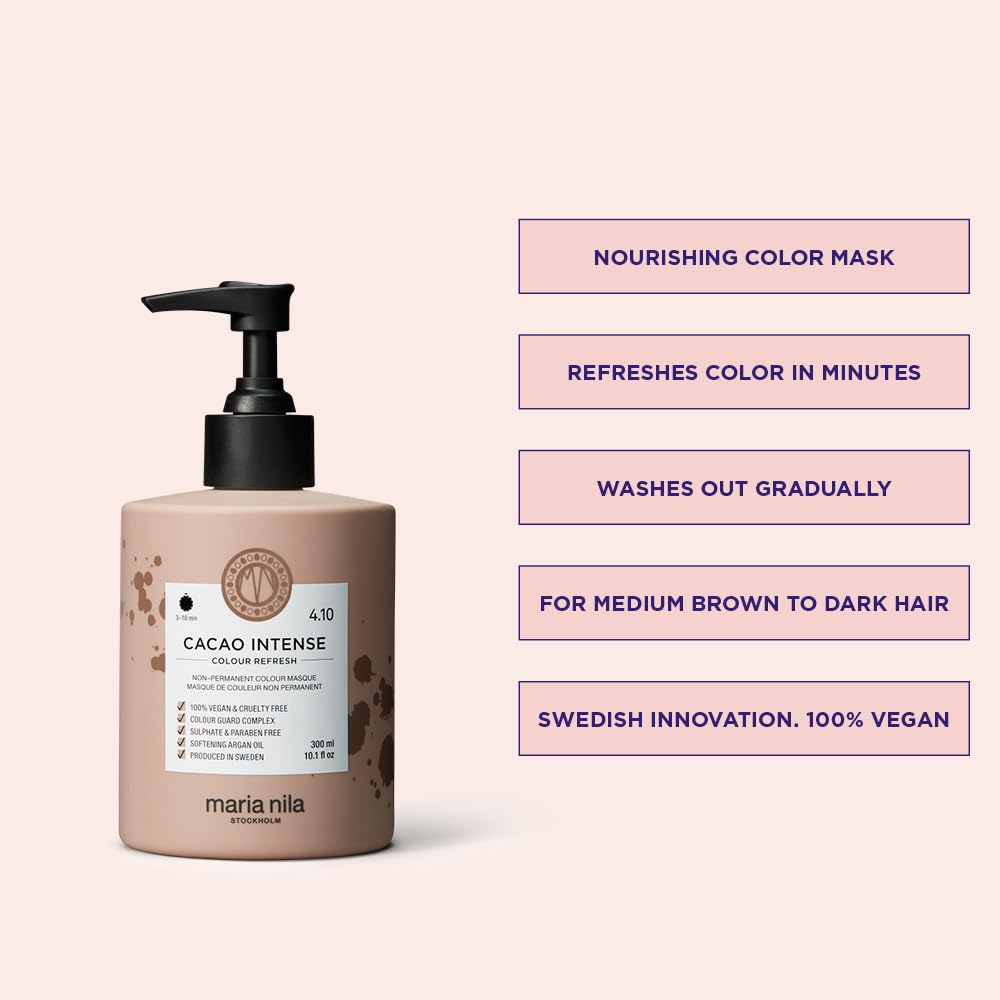 Texture crème Colour Refresh Cacao Intense prête à nourrir les cheveux