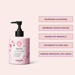 Application homogène Color Refresh Pink Pop sur les longueurs.