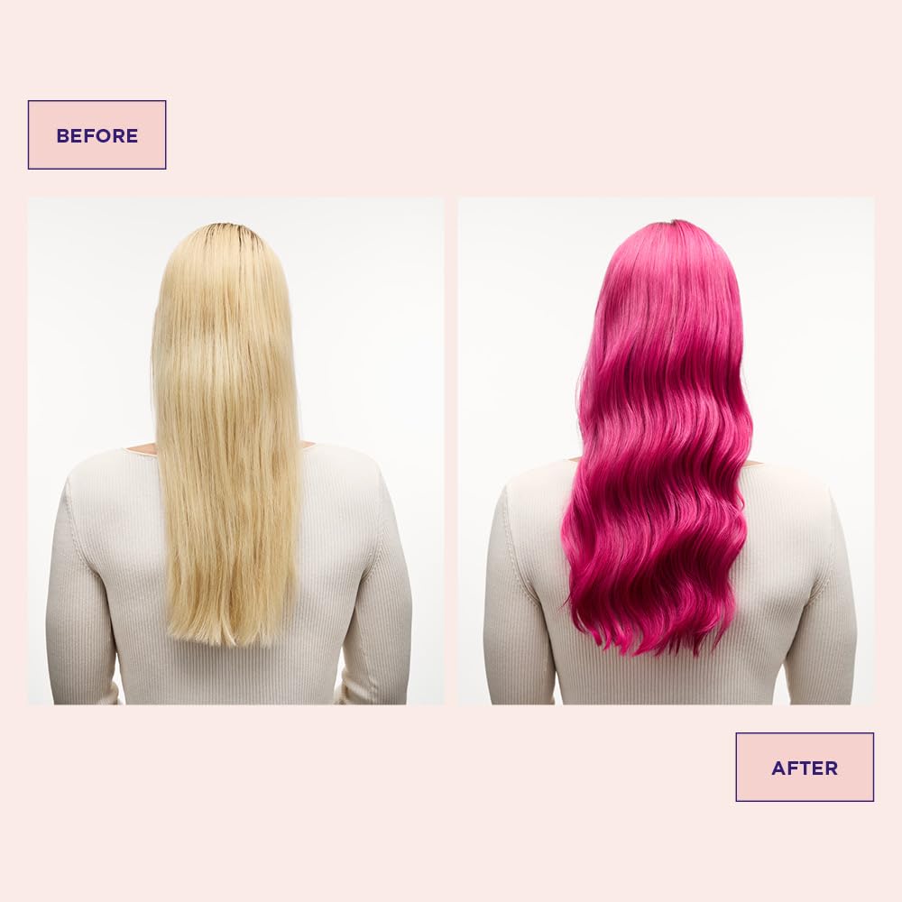 Échantillon couleur montrant une teinte rose vive et lumineuse.