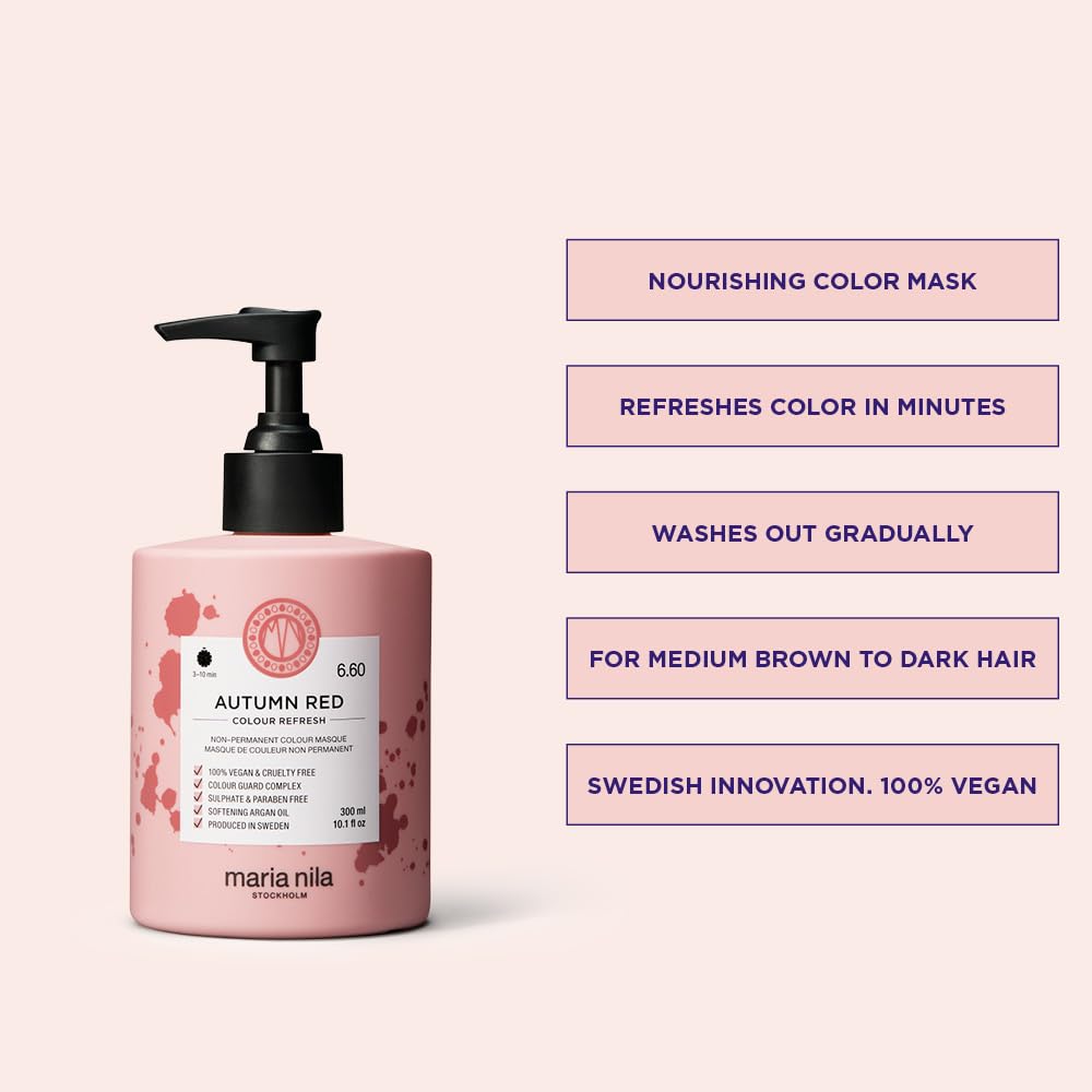 Texture crème Colour Refresh Autumn Red, application douce et uniforme.