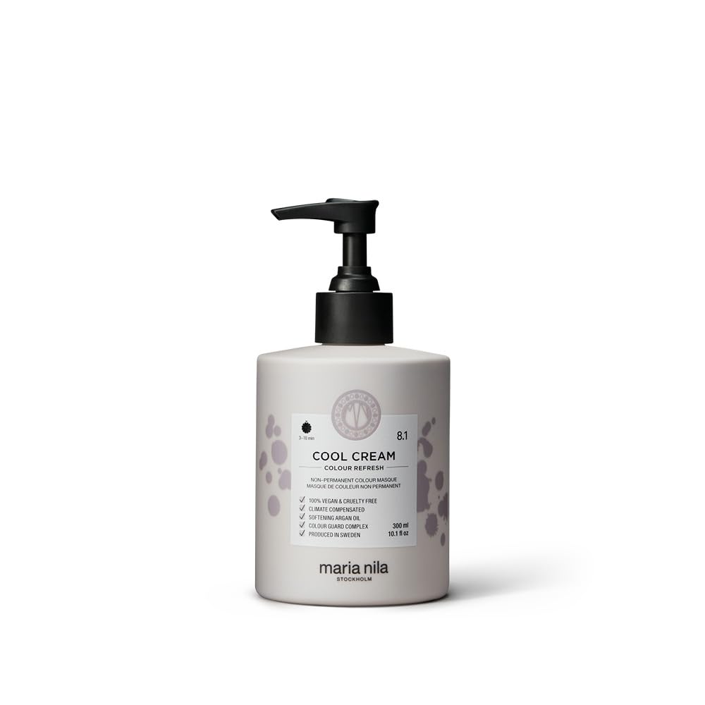 Maria Nila Colour Refresh Crème — bouteille prête pour une teinte blonde rafraîchie