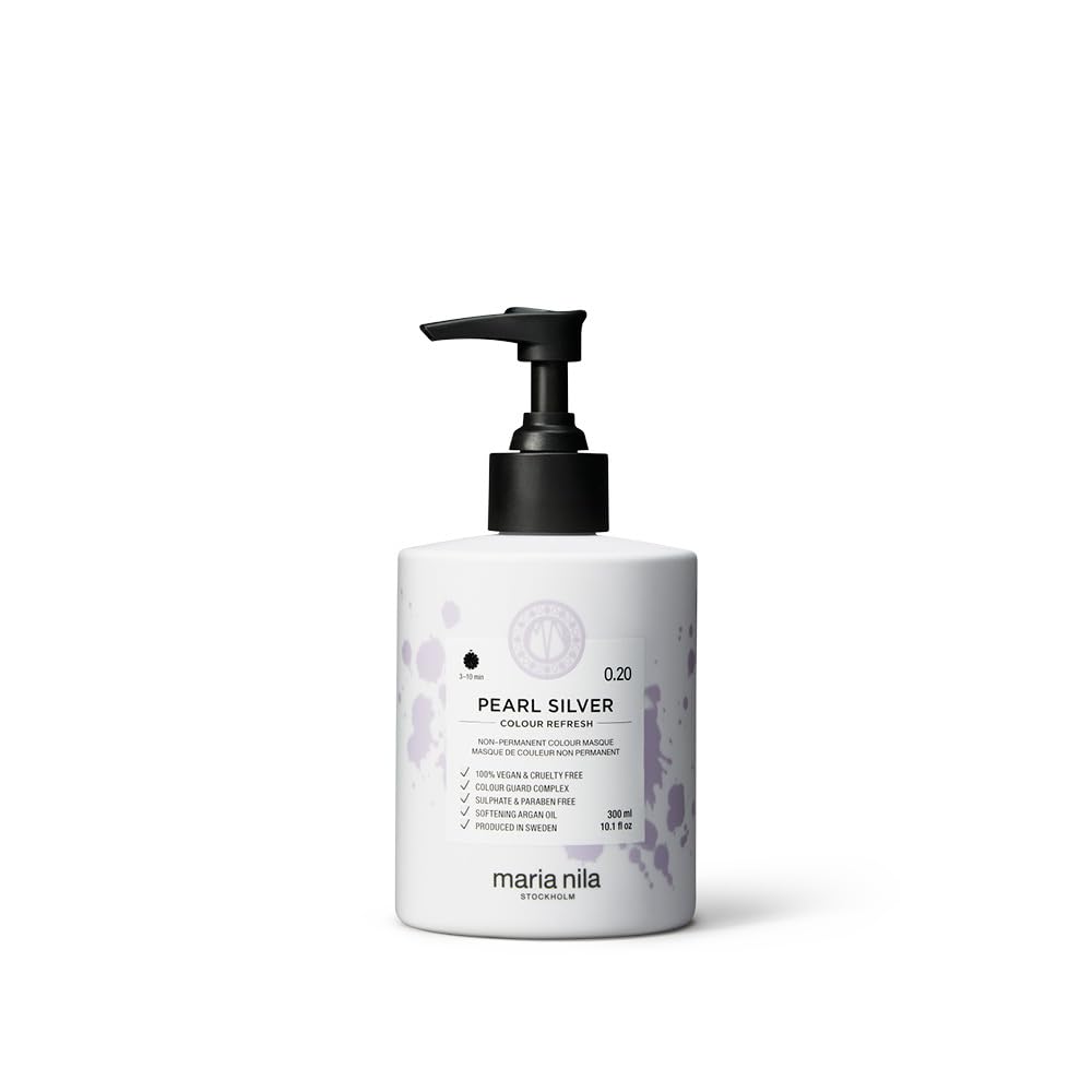 Bouteille Maria Nila Colour Refresh Perle Argent pour rafraîchir les reflets.