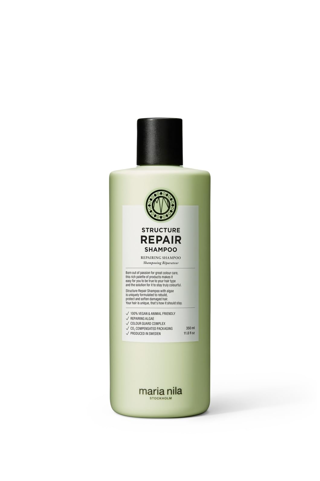 Maria Nila Shampoing réparateur, bouteille prête à revitaliser les cheveux