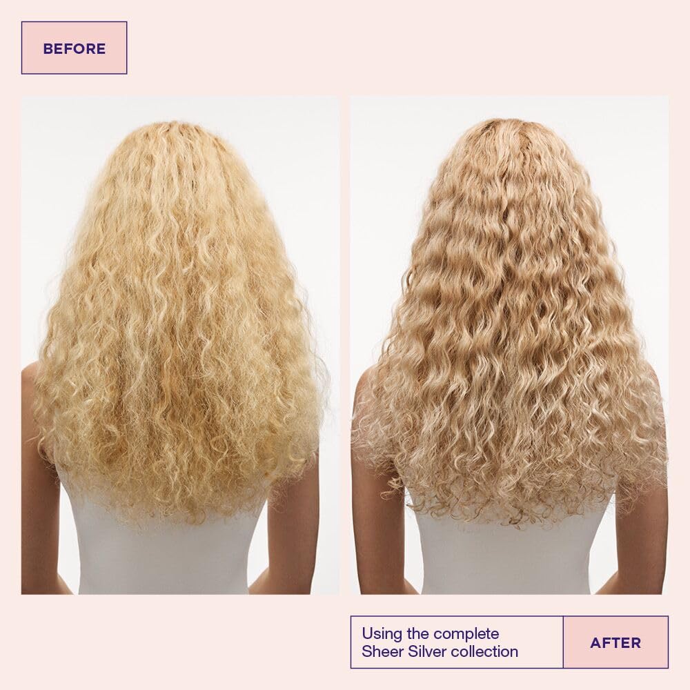 Maria Nila Sheer Silver: formule sans sulfates respectant vos cheveux.