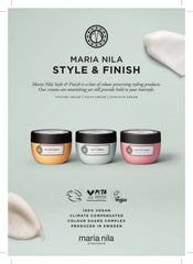 Maria Nila Styling Cream protège la couleur avec un effet sans sulfate et sans parabènes.