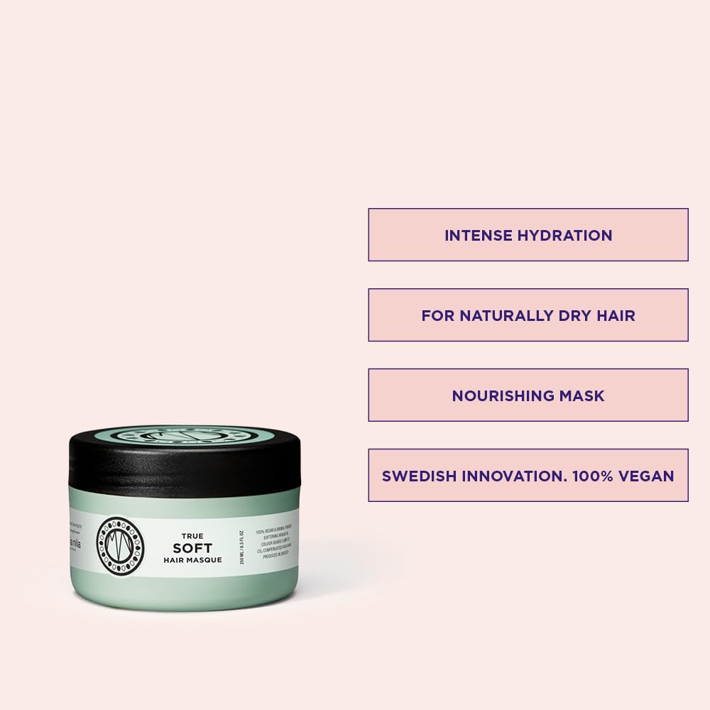 Maria Nila True Soft masque, application facile sur cheveux propres et frais