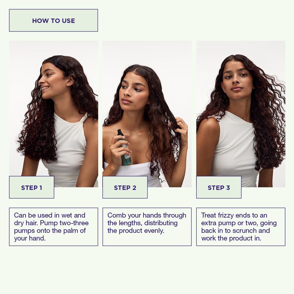 Cheveux après séchage avec True Soft, brillance naturelle et douceur.