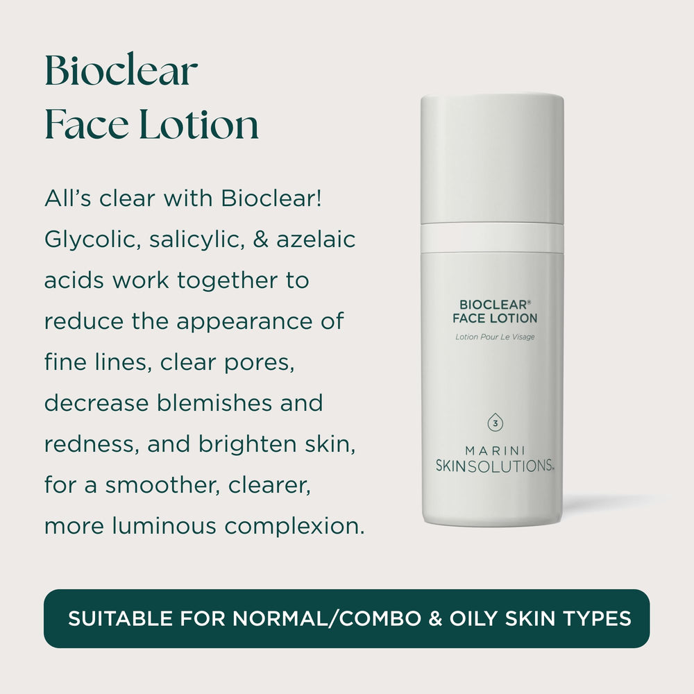Texture-creme Bioclear, application facile et peau visiblement soignée.