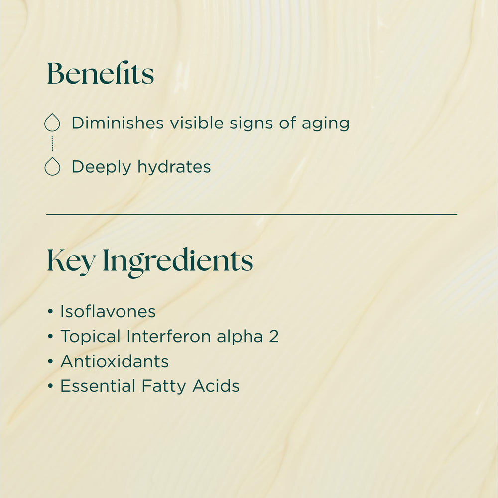 Marini SkinSolutions Age Intervention Crème Visage avec phytoestrogènes soja et trèfle rouge.