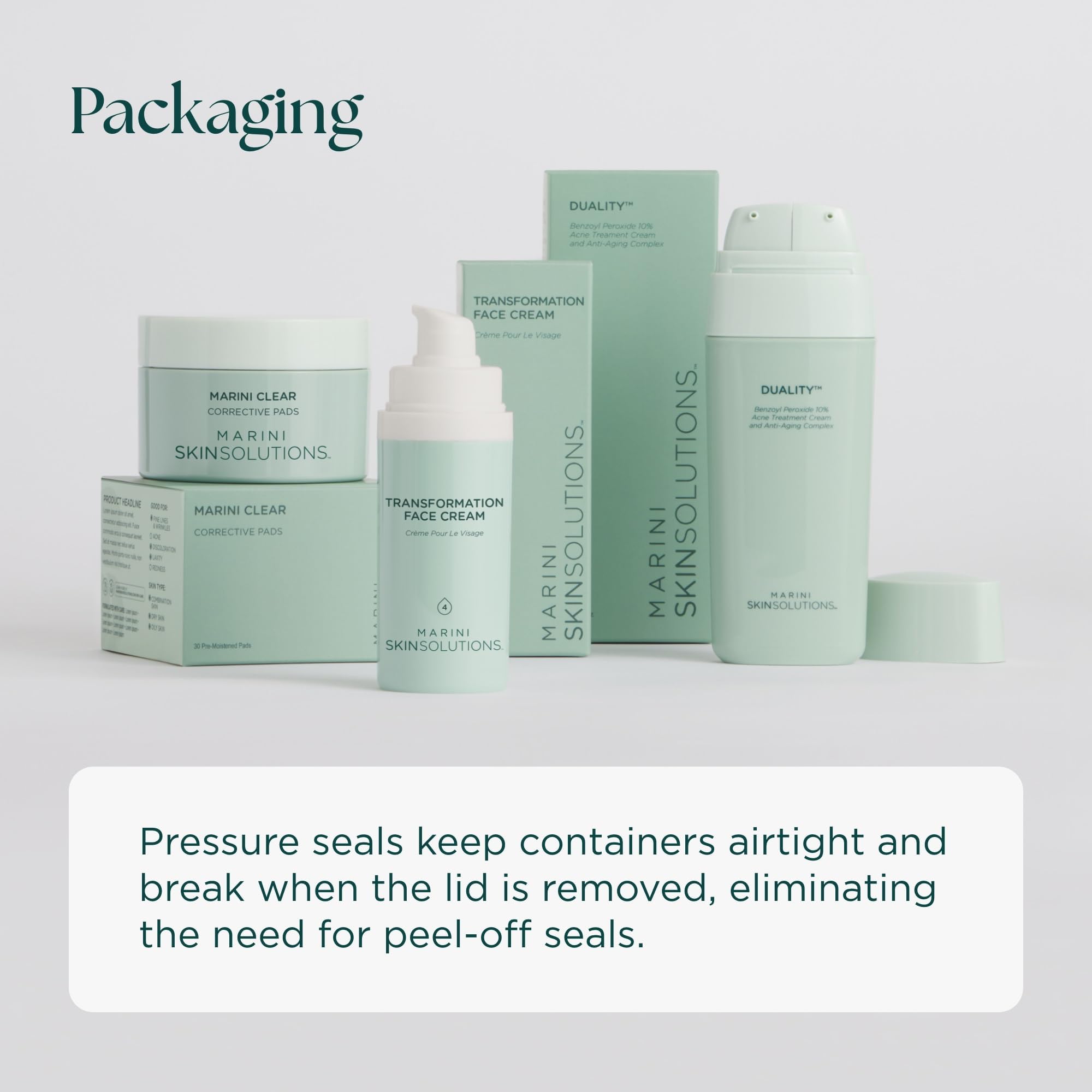 Marini SkinSolutions C-ESTA Gel Nettoyant Visage, emballage clair et étiquette sécurité des ingrédients.