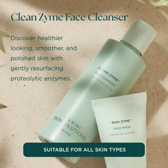 Marini SkinSolutions Clean Zyme – Application sur le visage, polissage rapide sans irritation.