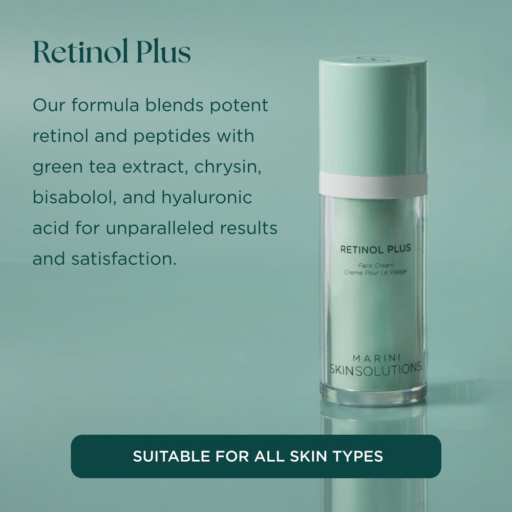 Marini SkinSolutions Retinol Plus pompe: application facile et homogène