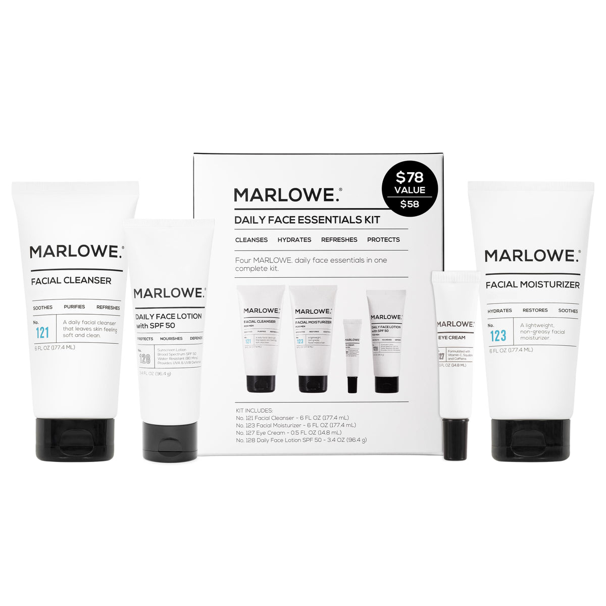 MARLOWE coffret soin homme no204, cadeau pratique et élégant.