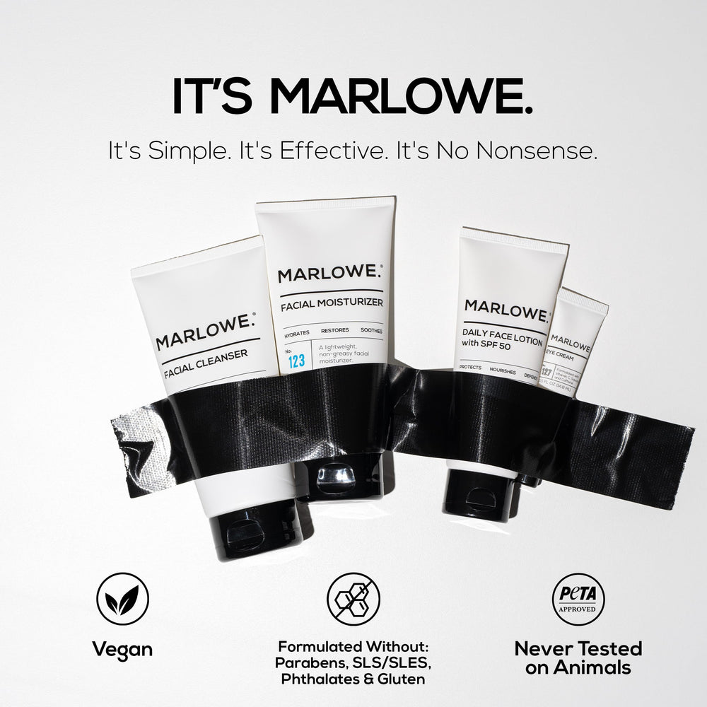 MARLOWE fabriqué aux États-Unis, ingrédients de qualité.