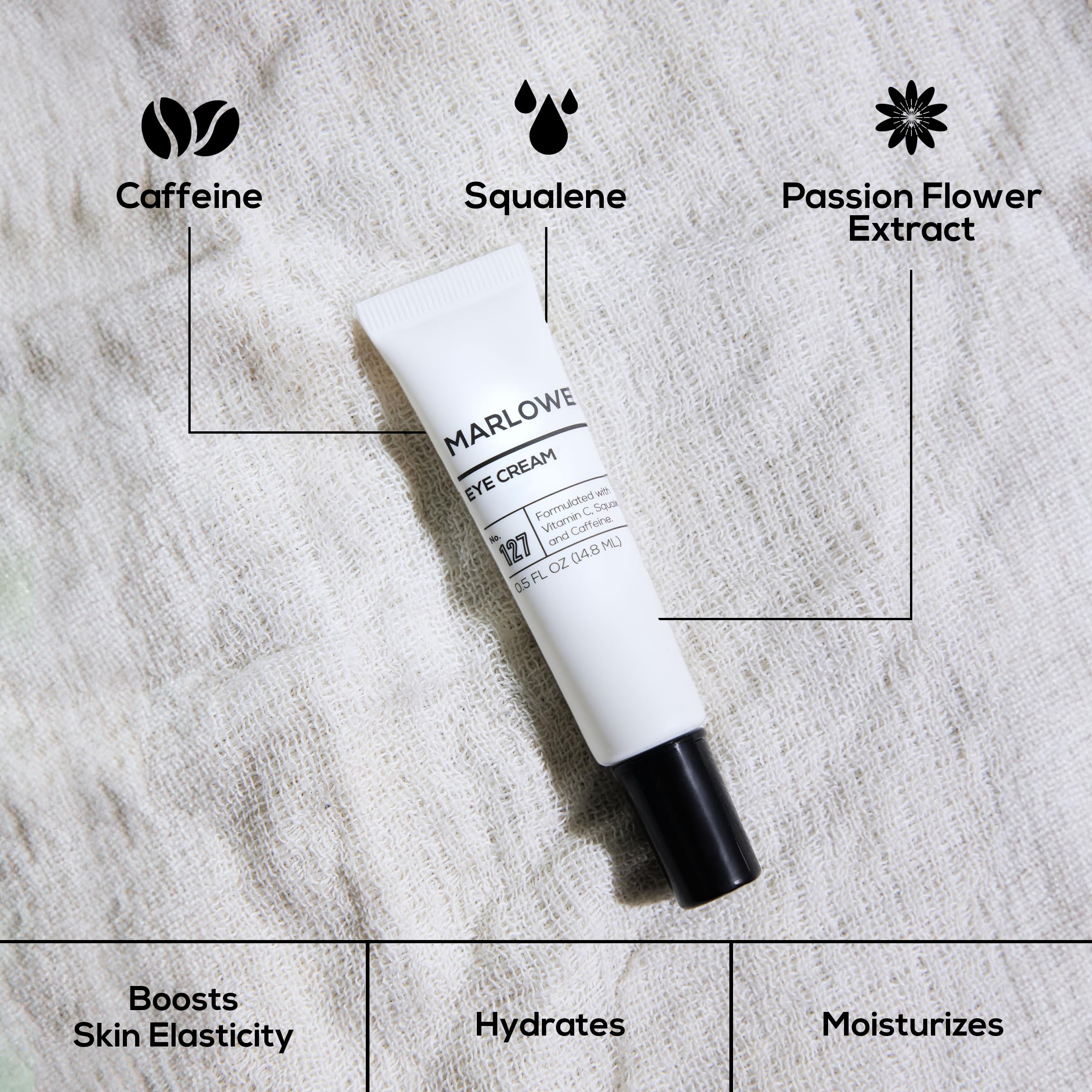 MARLOWE hydratant visage léger, peau souple et confortable.