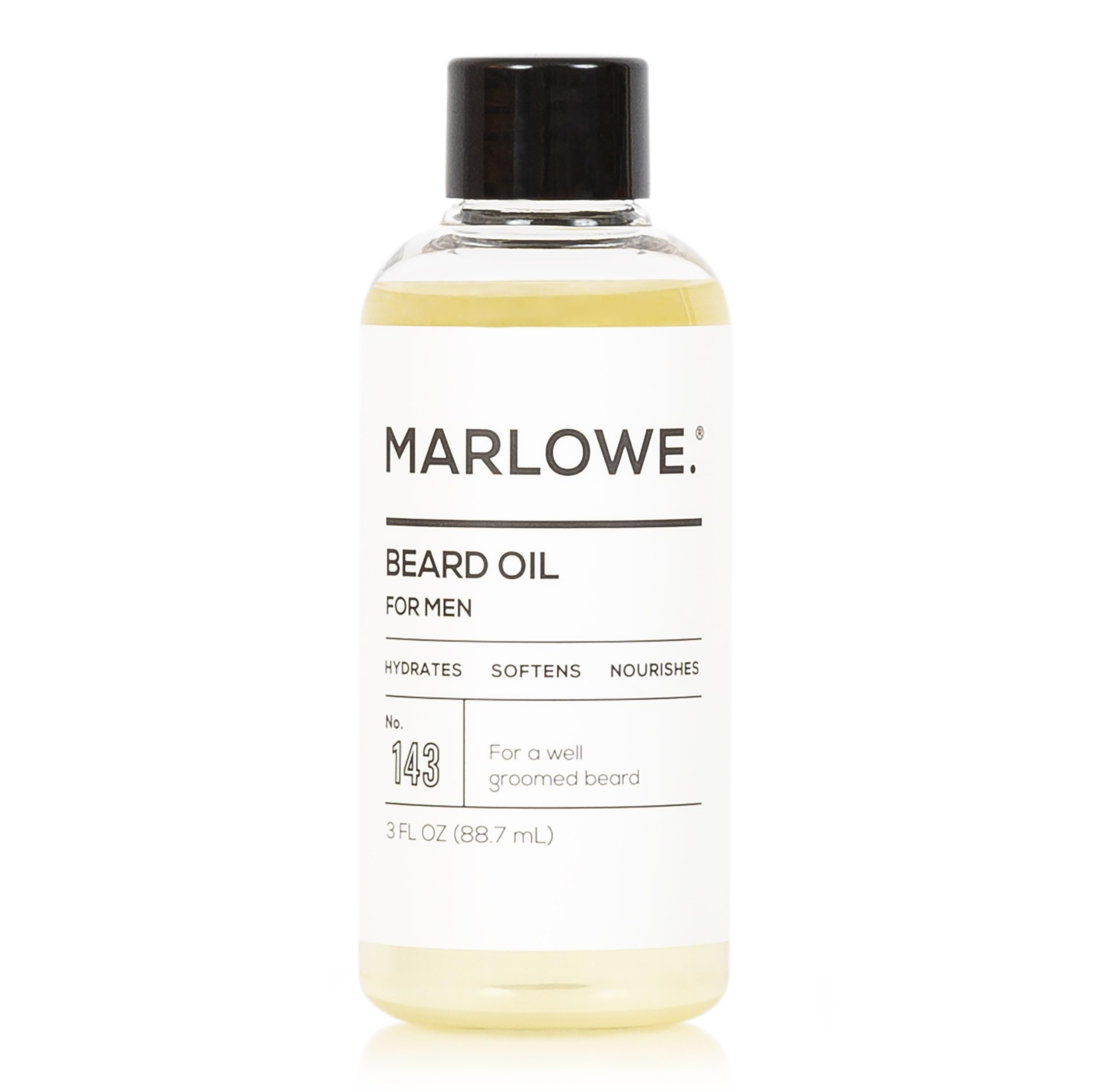 MARLOWE N° 143 huile barbe en bouteille pour hydratation et douceur