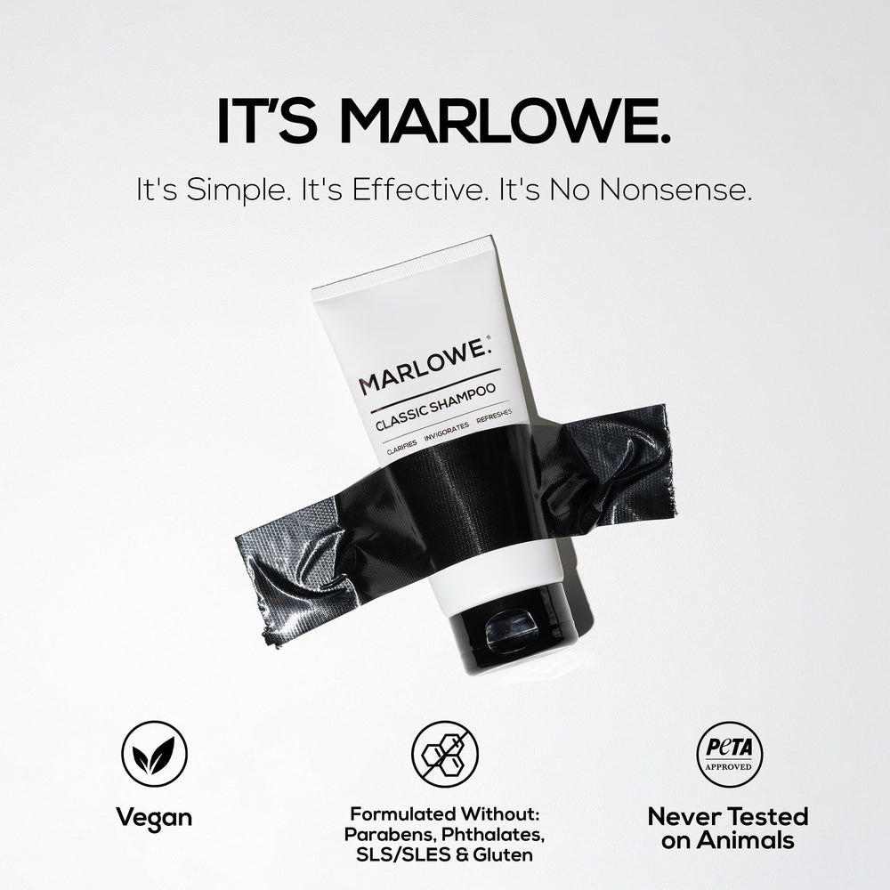 MARLOWE N°172 Shampoing argan et coco, nourrissant pour cheveux et cuir chevelu