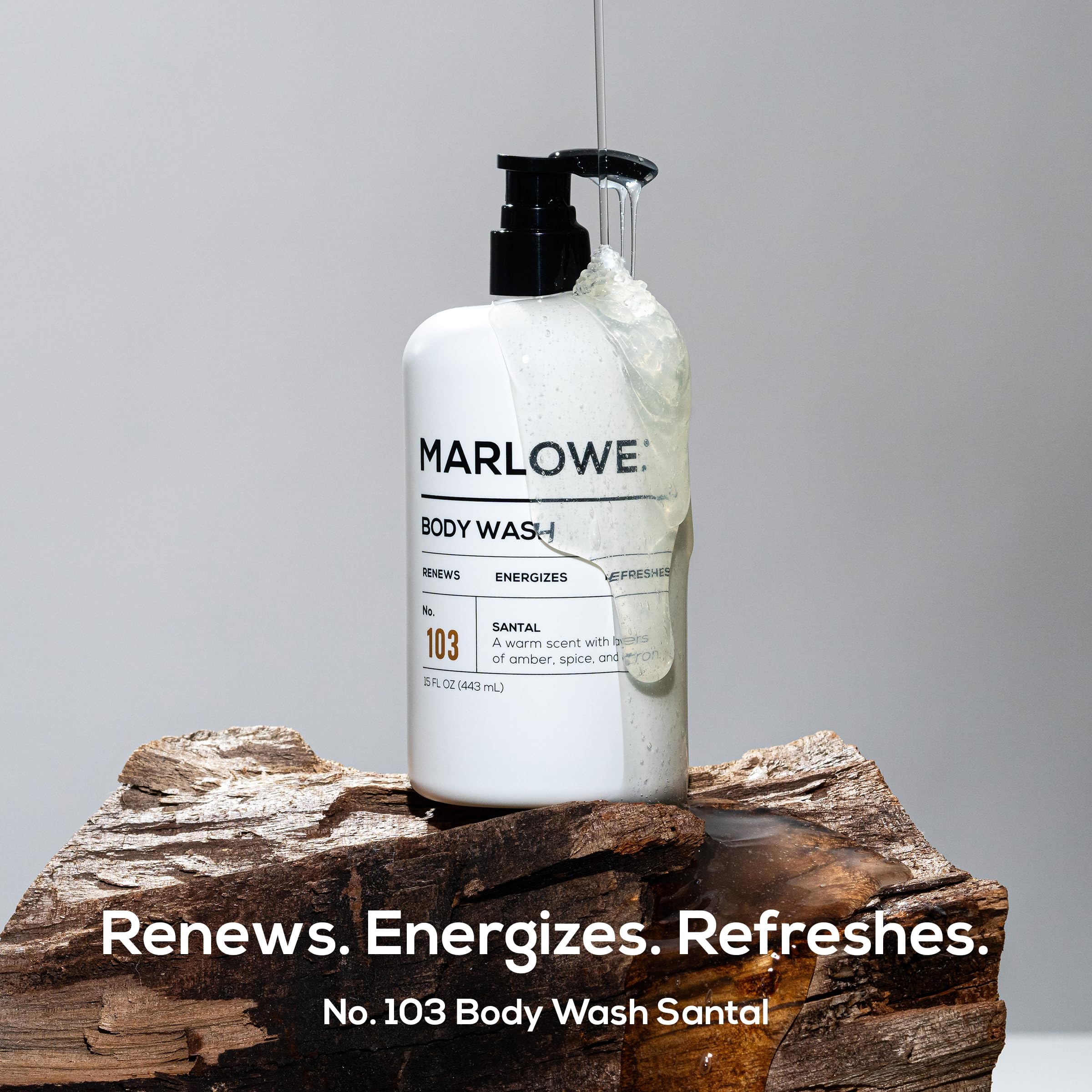 MARLOWE No. 103 amber-spice-citron scent provides inviting aroma