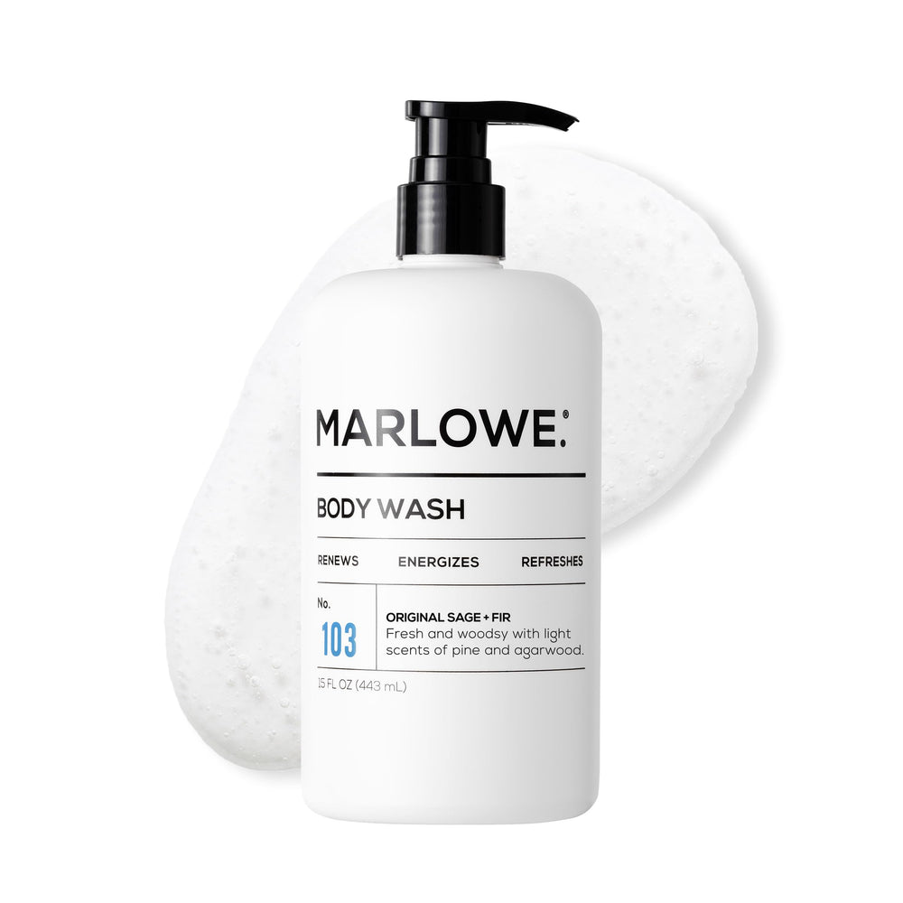 MARLOWE No 103: bouteille-pompe pour une douche pratique et rafraîchissante