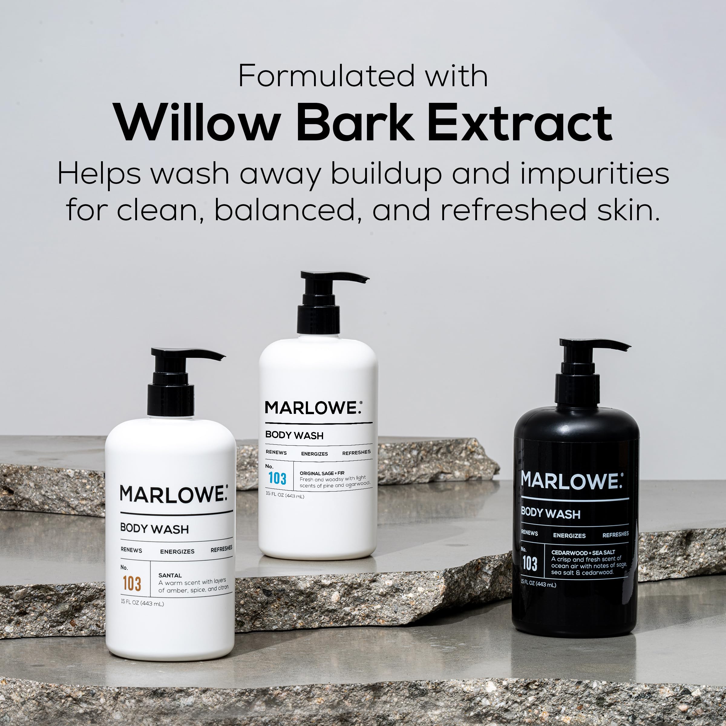 MARLOWE No. 103 paraben-free formula supports clean skincare