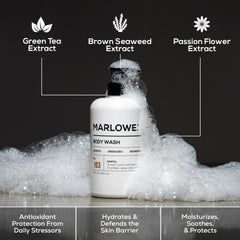 MARLOWE No. 103 foaming lather delivering thorough cleansing and refreshing feel