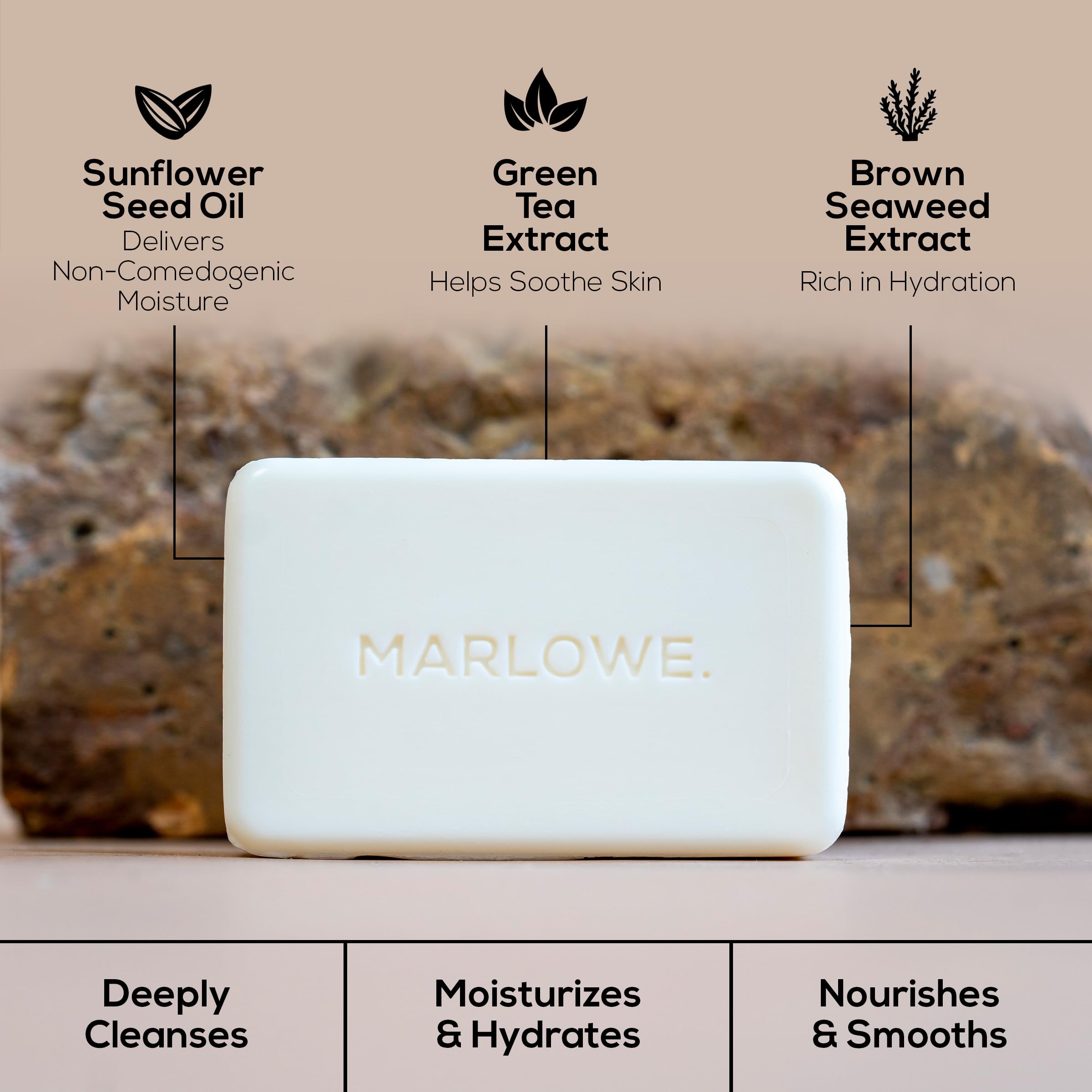 Mousse riche et douce de MARLOWE No.105 pour une propreté confortable.