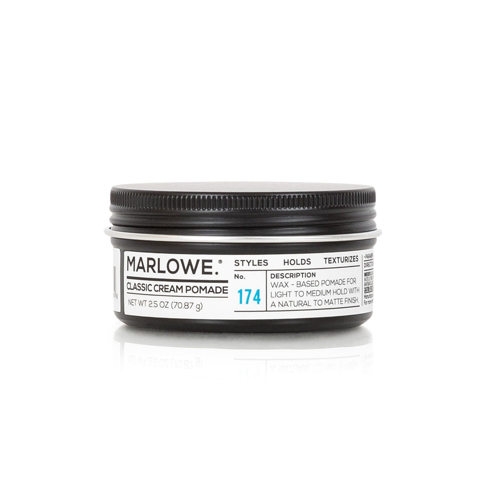 MARLOWE No. 174 Pomade Creme pour homme — tenue légère pour tous les styles.