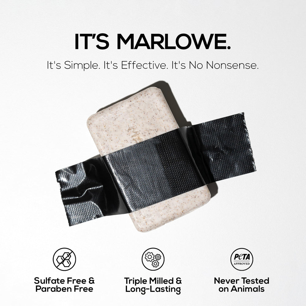 MARLOWE No.102 barre exfoliante aux algues brunes pour hydrater et équilibrer la peau