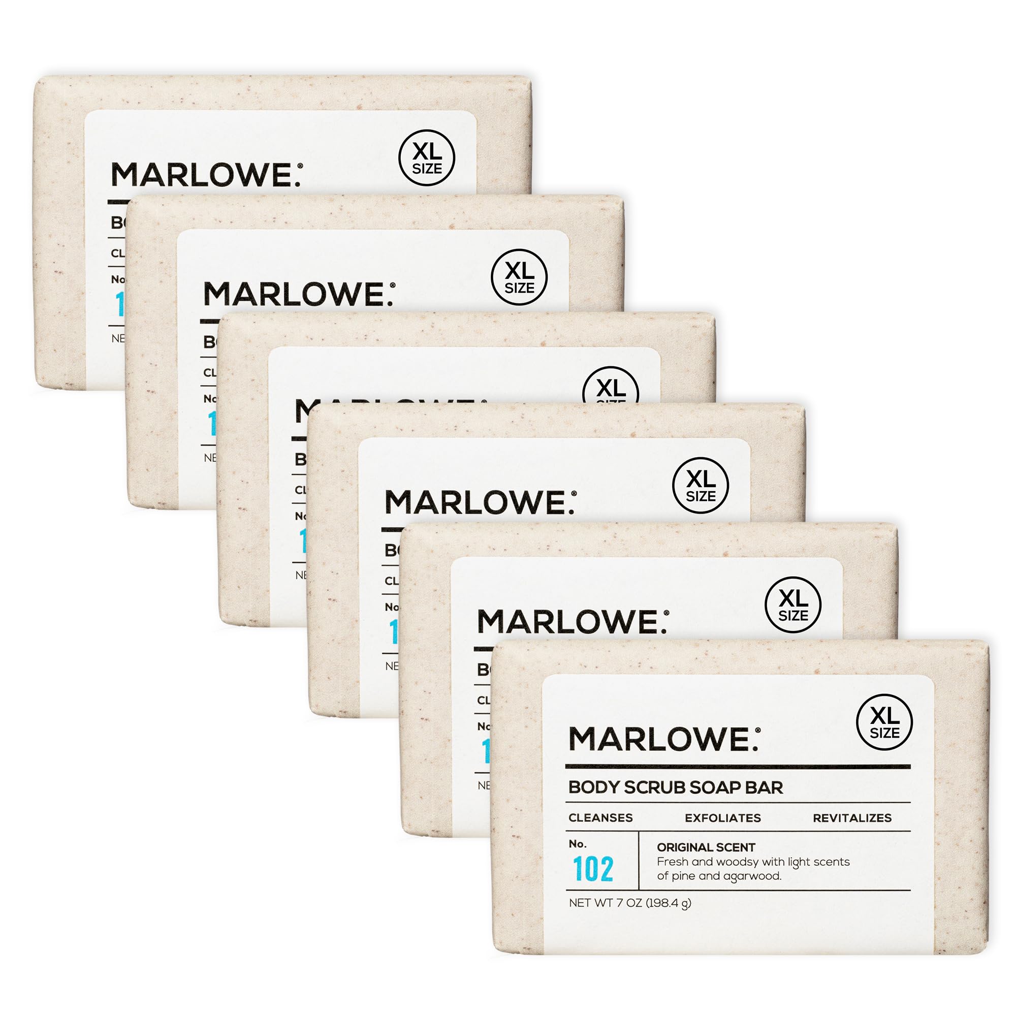 MARLOWE No.102 Savon gommant corps 7oz : exfolie la peau pour plus de douceur