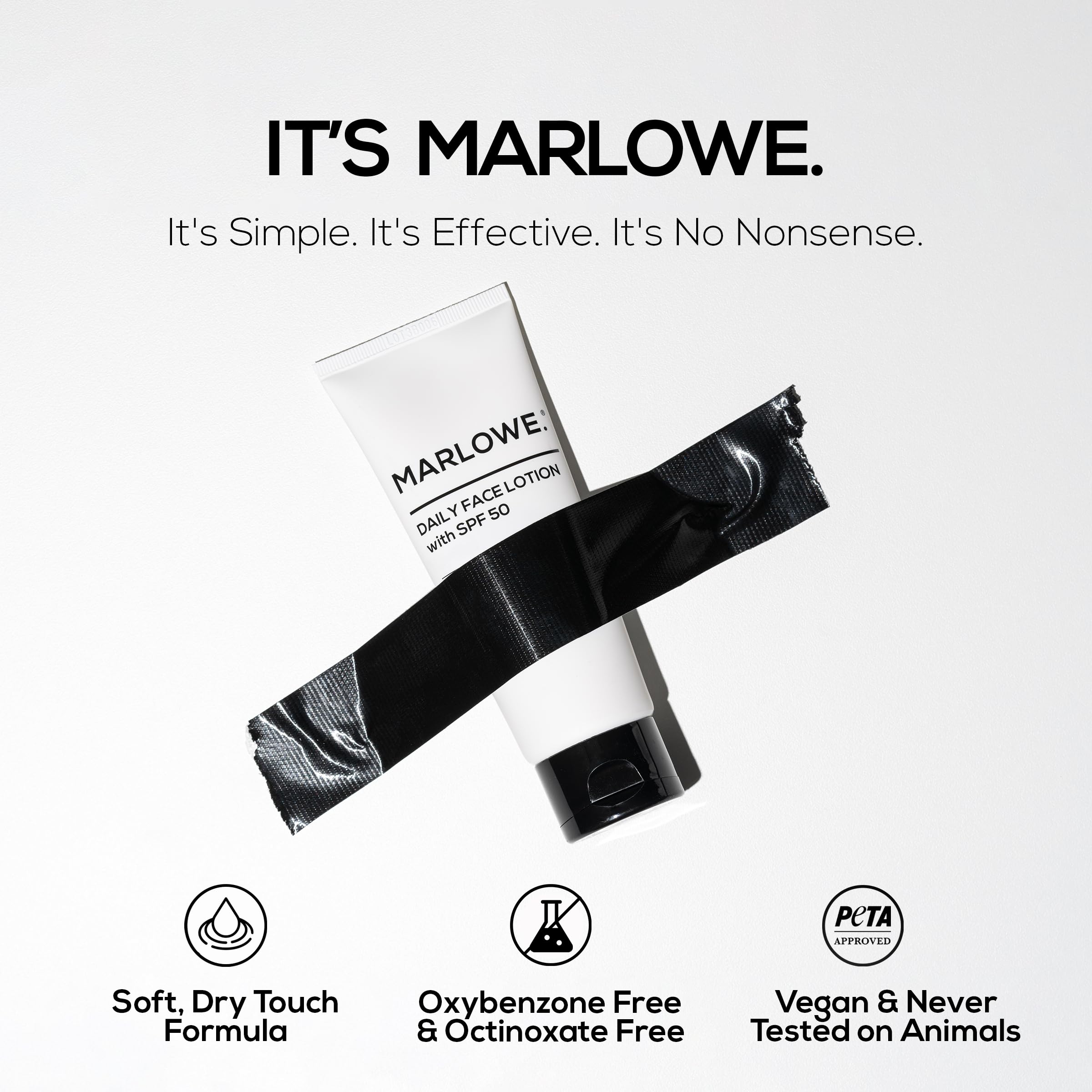 MARLOWE No 128 SPF 50 broad protection for outdoor days