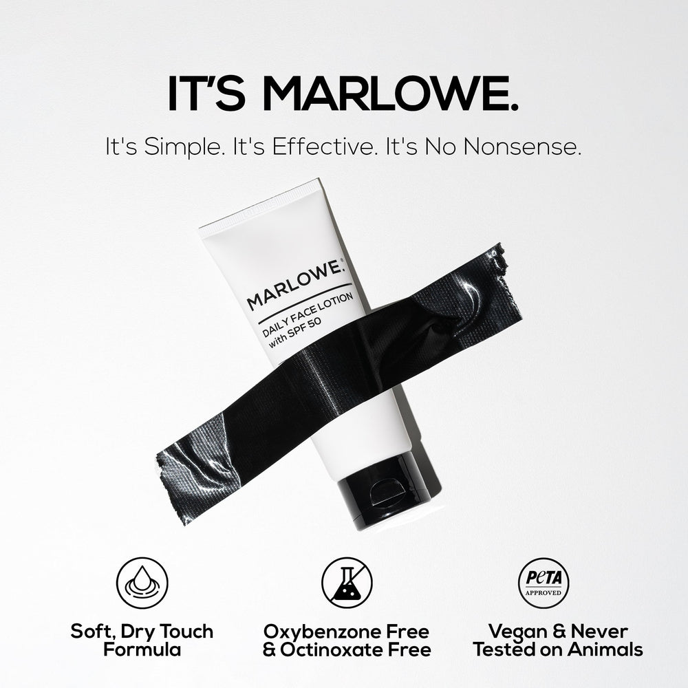 MARLOWE No 128 SPF 50 broad protection for outdoor days