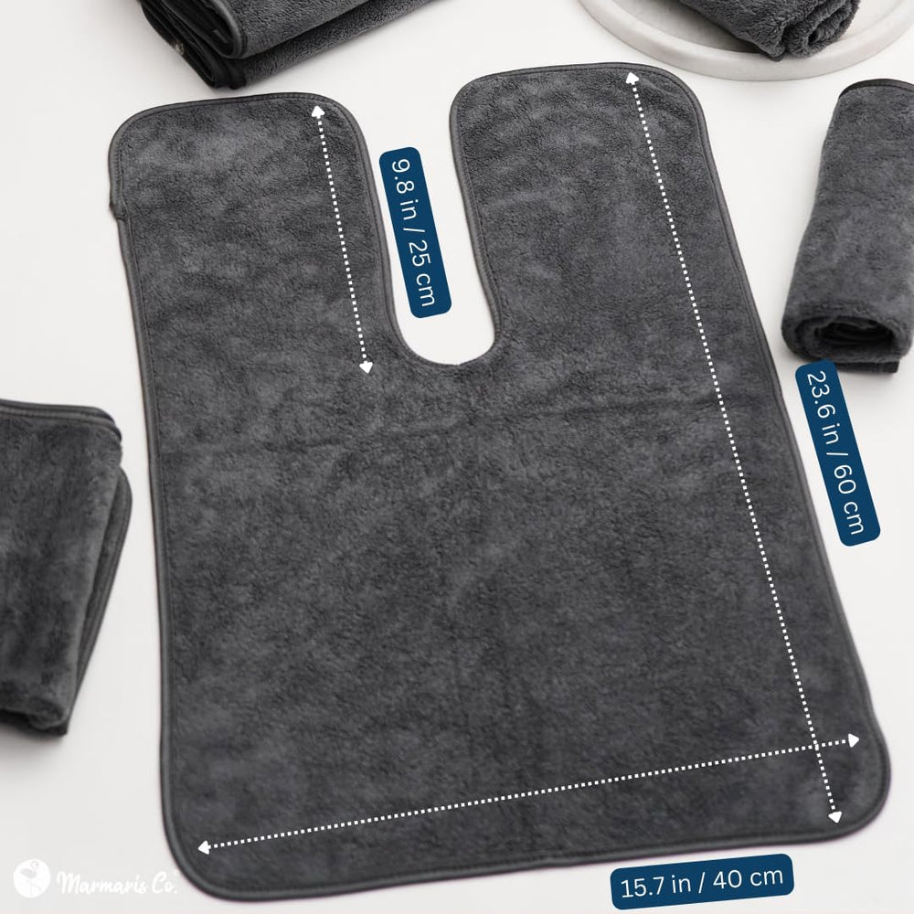 Marmaris Co serviettes U-forme microfibre ultra-douces pour peau sensible