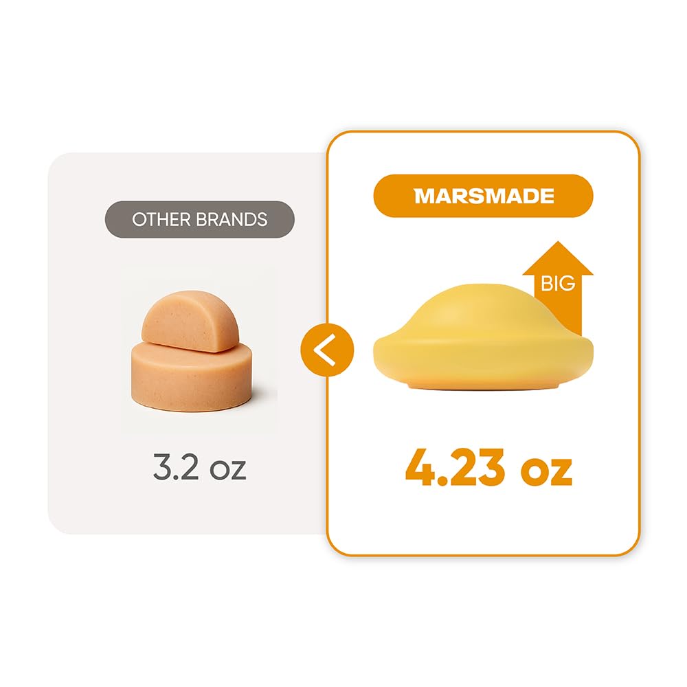 Mars Made barre-shampoing barre-solide-sans-plastique offre une routine écoresponsable.