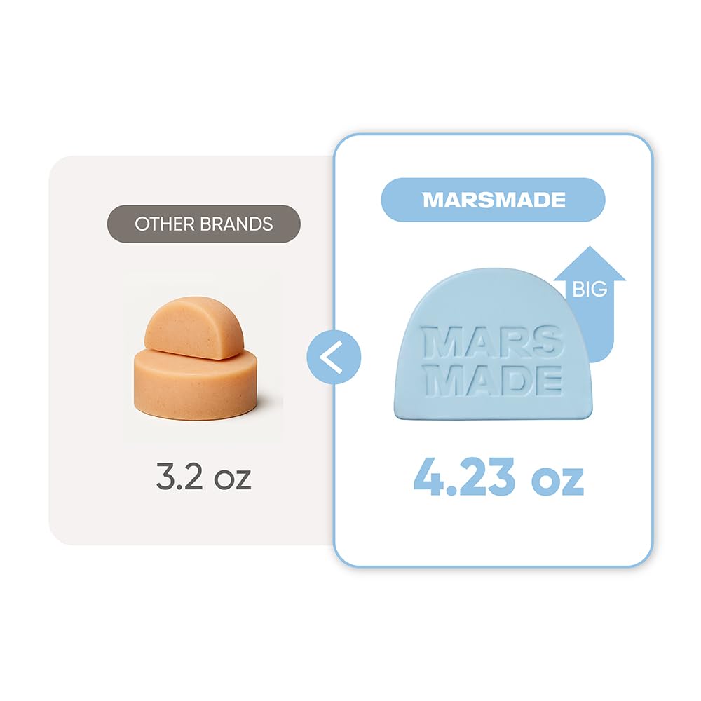 MARS MADE Barre de conditionneur romarin zero-dechet et longévité en rangement